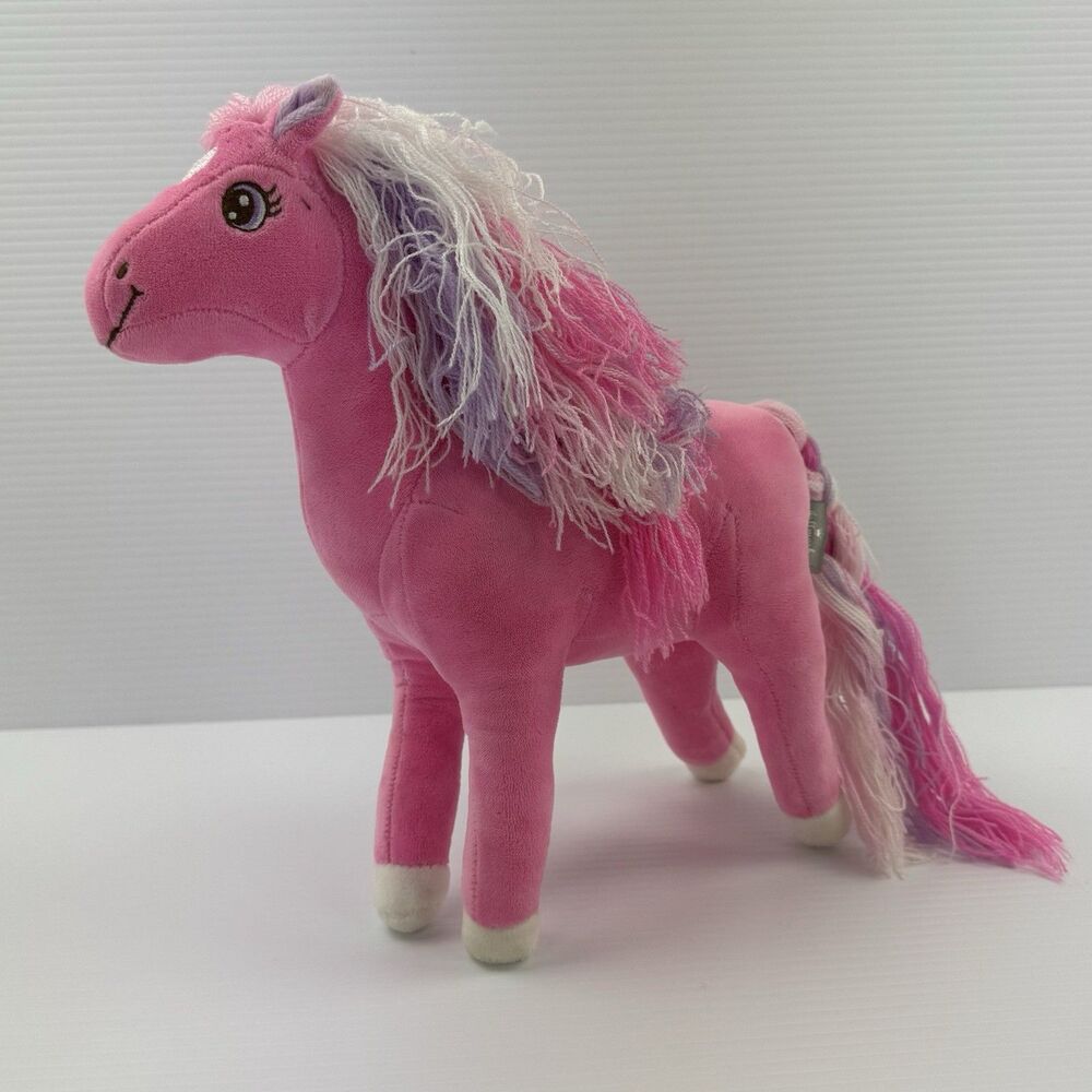Hallmark Rainbow Brite Pink Horse Plush Pony Starlite Sunriser